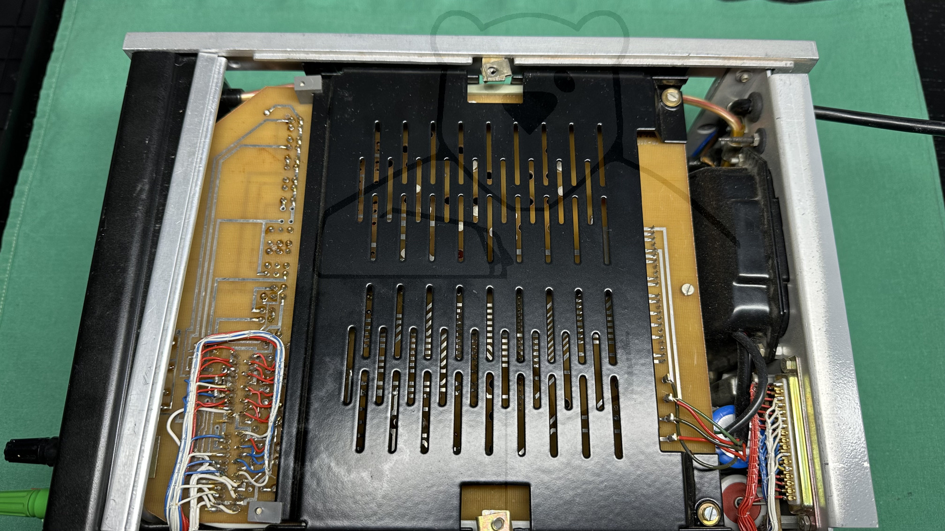 Trägerplatine von unten